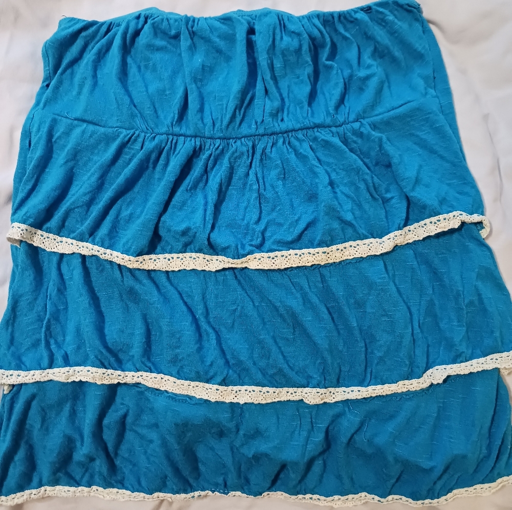 Strapless top